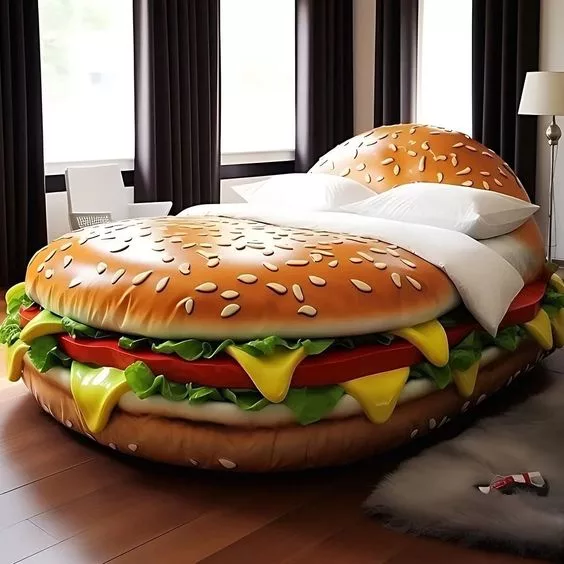 Breakfast Shaped Beds: Creative Bedroom Decor Ideas