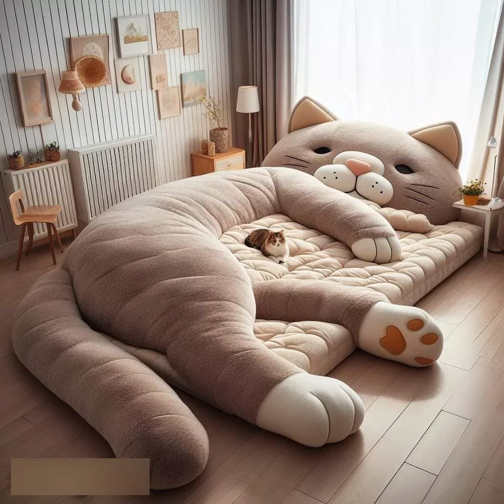 Comfort and Coziness of Oversized Animal Beds