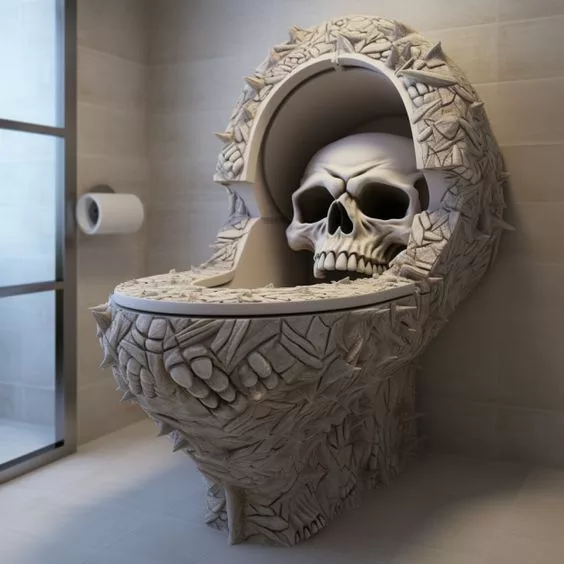 Glow in the Dark Halloween Toilet Decals