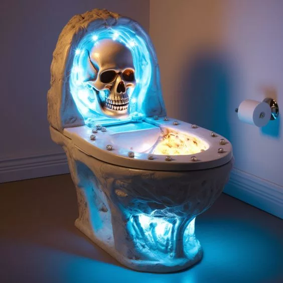 Functional Features of Skull Toilets