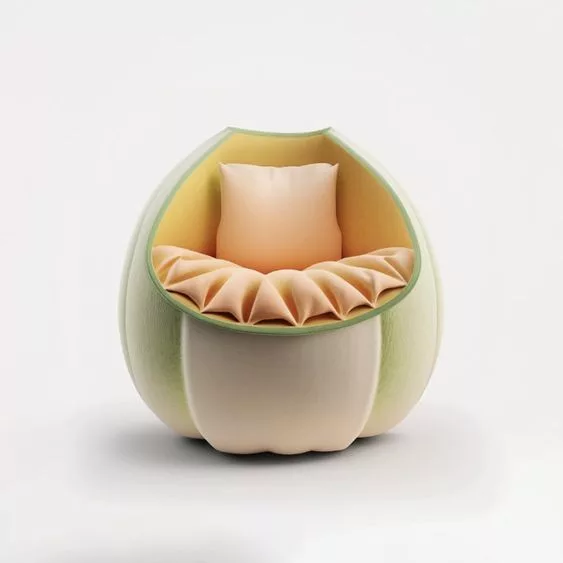 Customizable Options for Fruit-Shaped Chairs