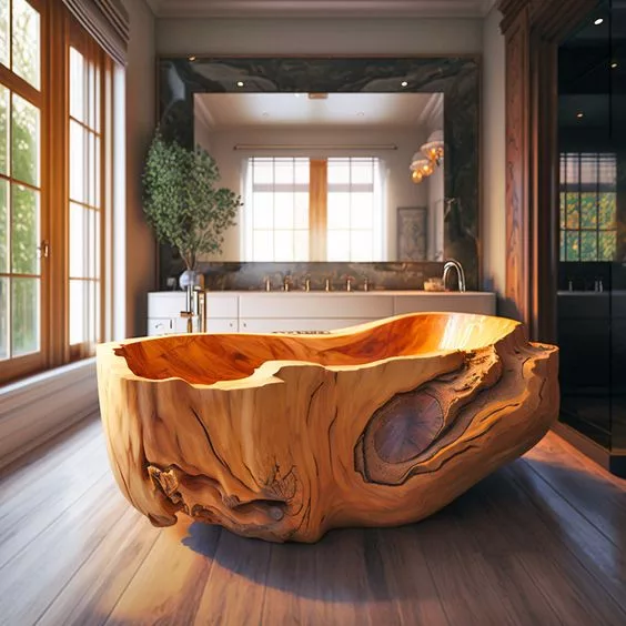 Locally Crafted Live Edge Tubs in Seattle