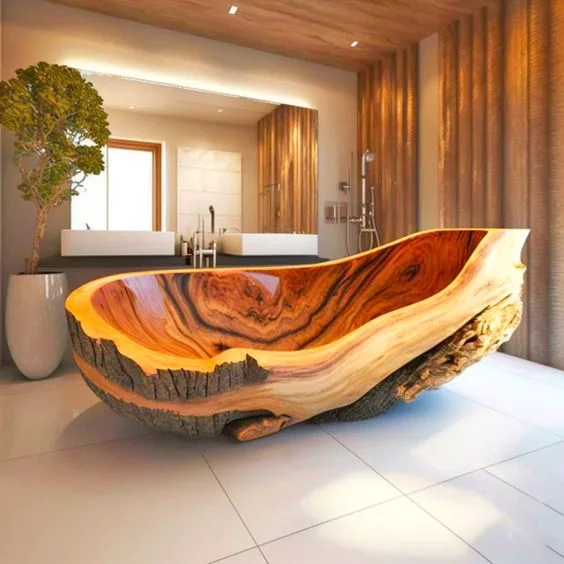 Enhancing Bath Experience with Elegant Walnut Trays