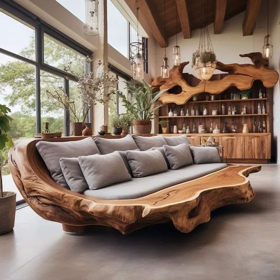 Understanding Live Edge Wooden Sofas