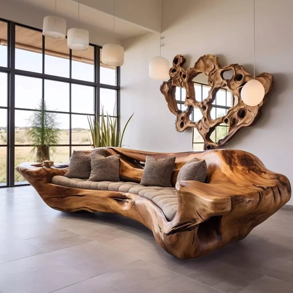 Live Edge Wooden Sofas: Exploring Rustic Designs & Care