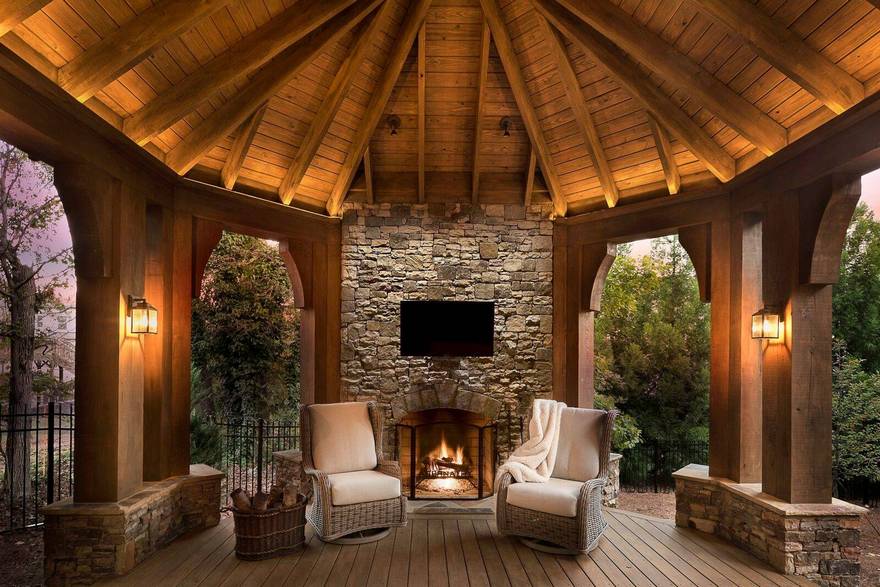 Rustic Outdoor Patios And Decor Ideas