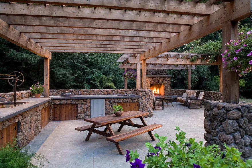 Rustic Outdoor Patios And Decor Ideas