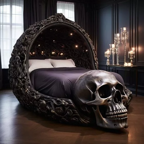 Halloween Inspired Skull Bedding Sets