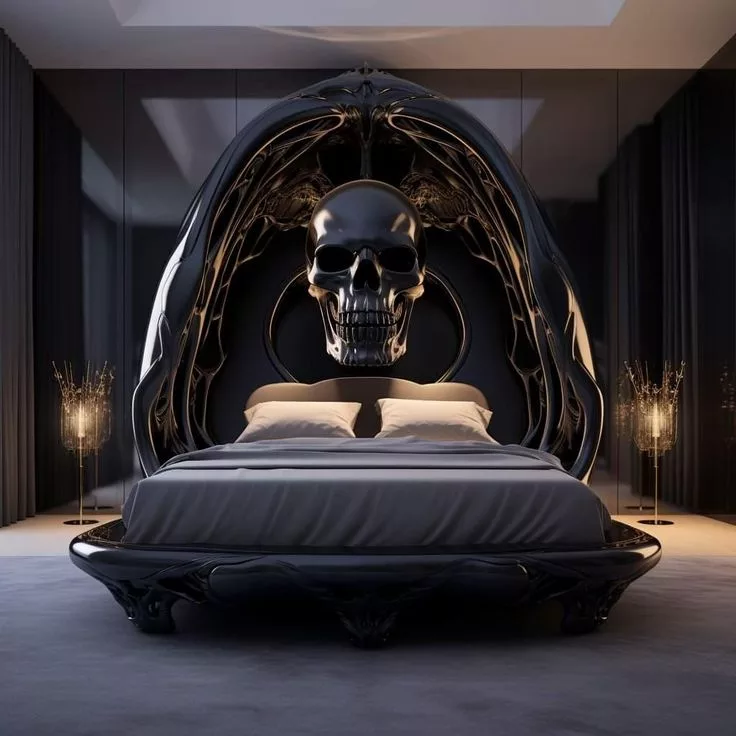 Unique Sugar Skull and Gothic Bedding Ideas