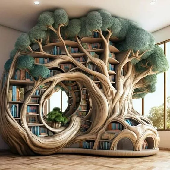 Modern and Stylish Tree Bookshelf Designs