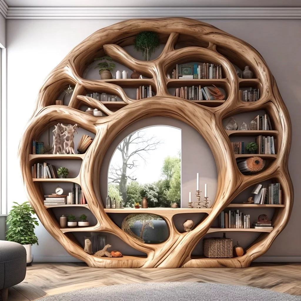 Inspiration for Your Next Tree-Shaped Bookcase Project