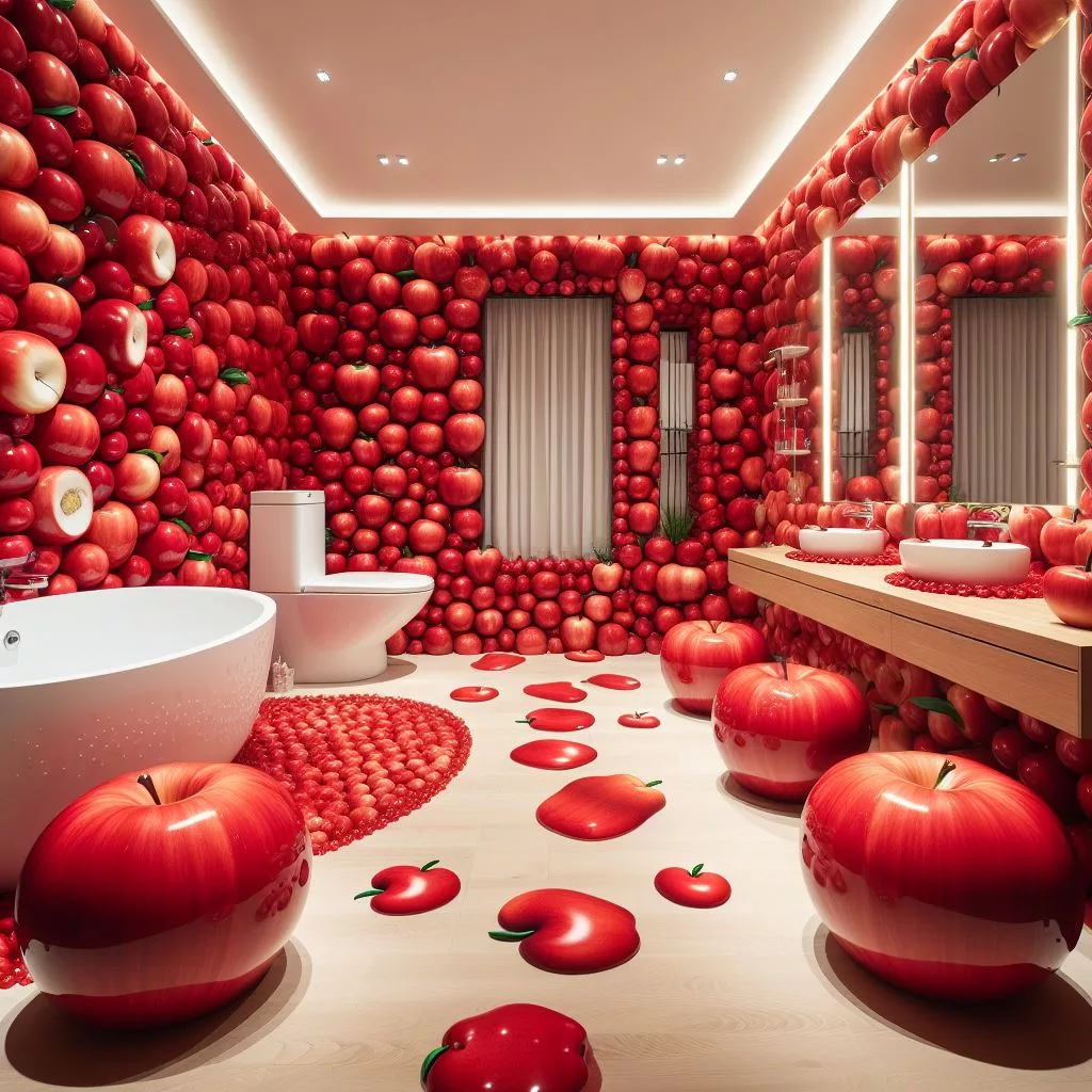 The Hallmarks of an Apple Style Bathroom