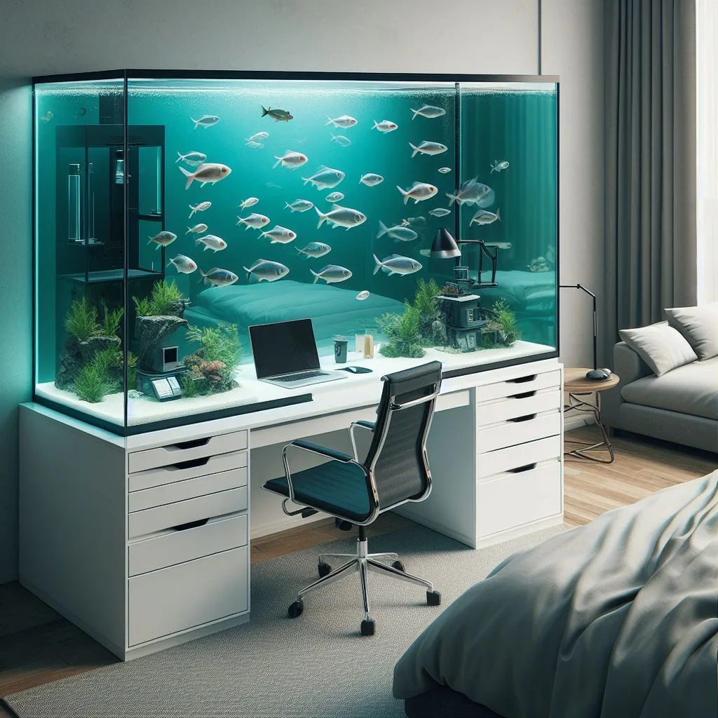 Innovative Desk Aquarium Designs