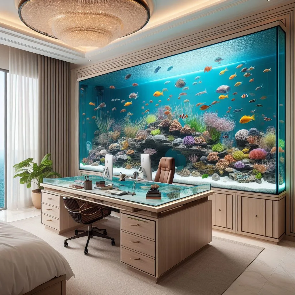 Creative Ways to Incorporate Aquariums into Desks