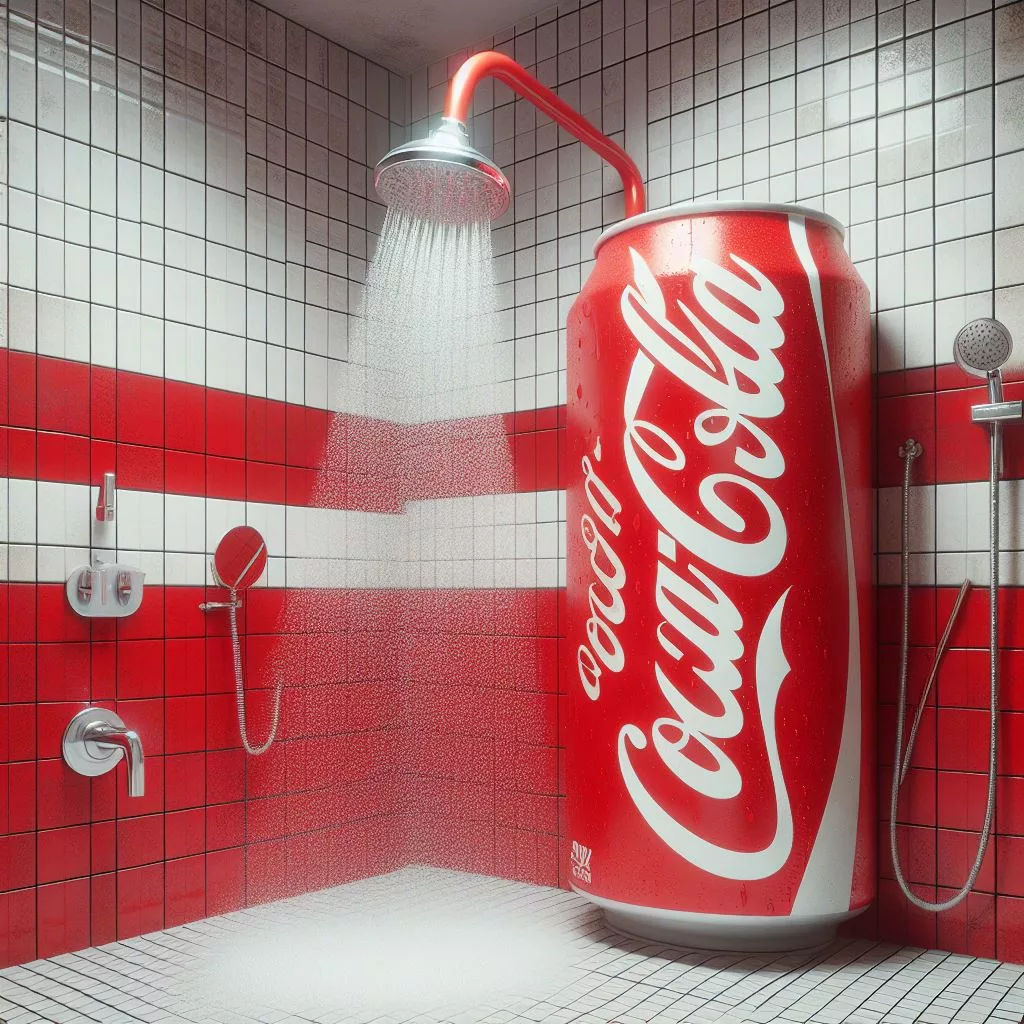 The Revolutionary Can of Coke Shaped Shower: A Novel Approach to Personal Hygiene