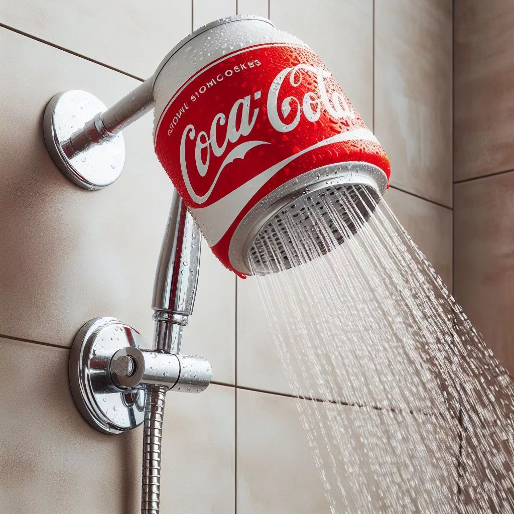 The Refreshing Shower Innovation: The Can of Coke Shaped Shower