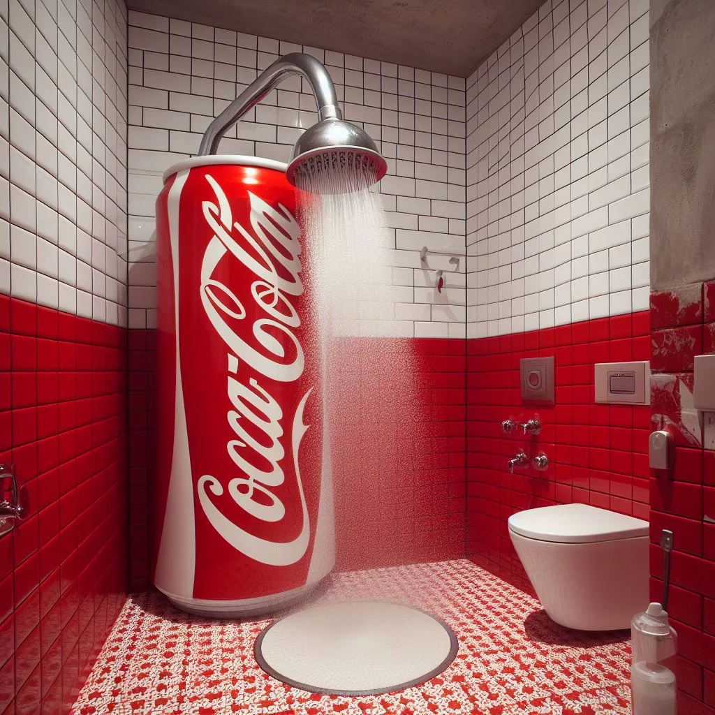 Quench Your Thirst for Cleanliness: The Can of Coke Shaped Shower