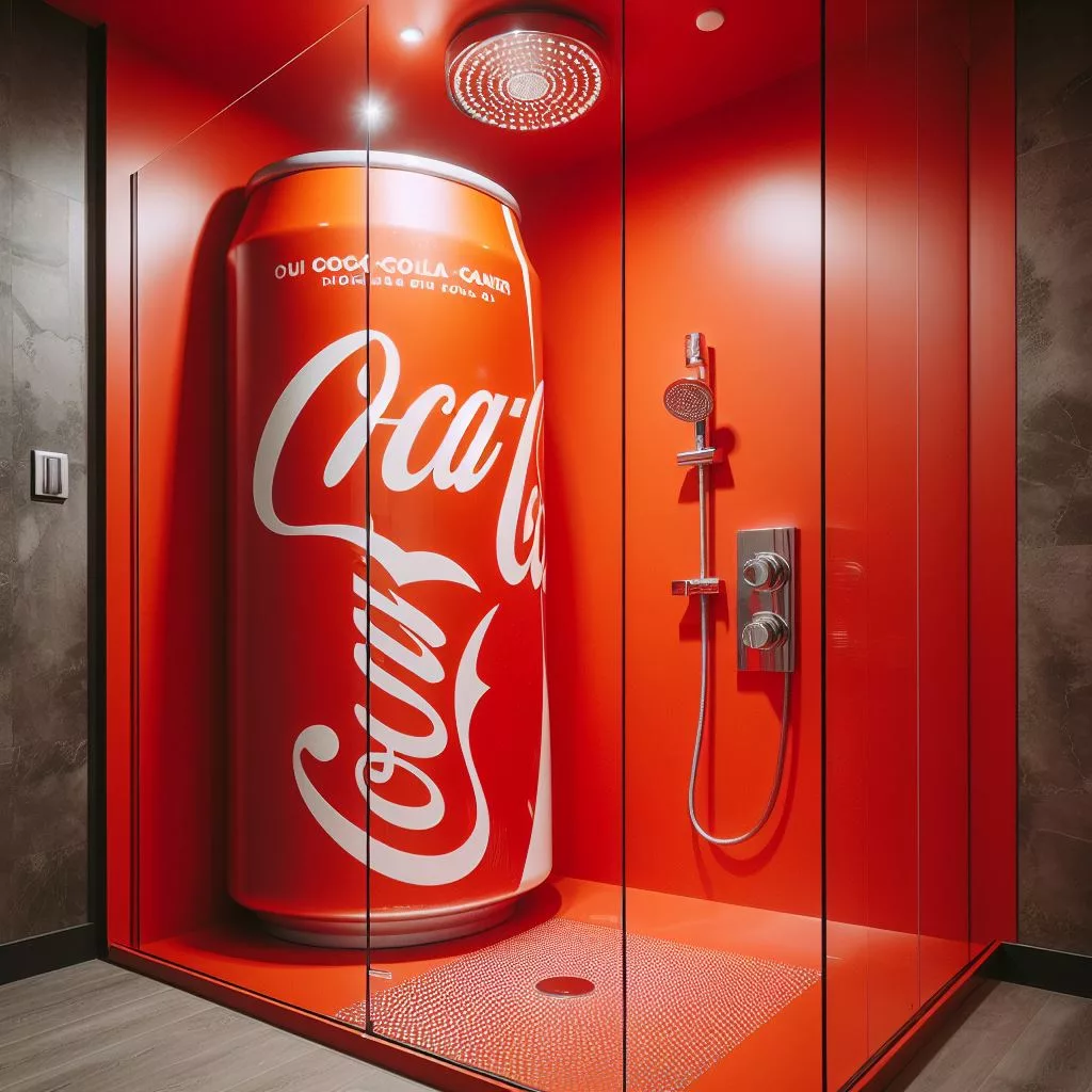 Unveiling the Can of Coke Shaped Shower: Innovation in Bathroom Fixtures