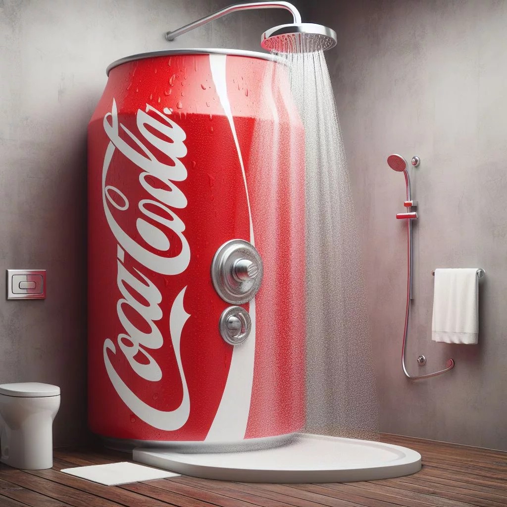 The Ultimate Refreshment for Your Bathroom: The Can of Coke Shaped Shower