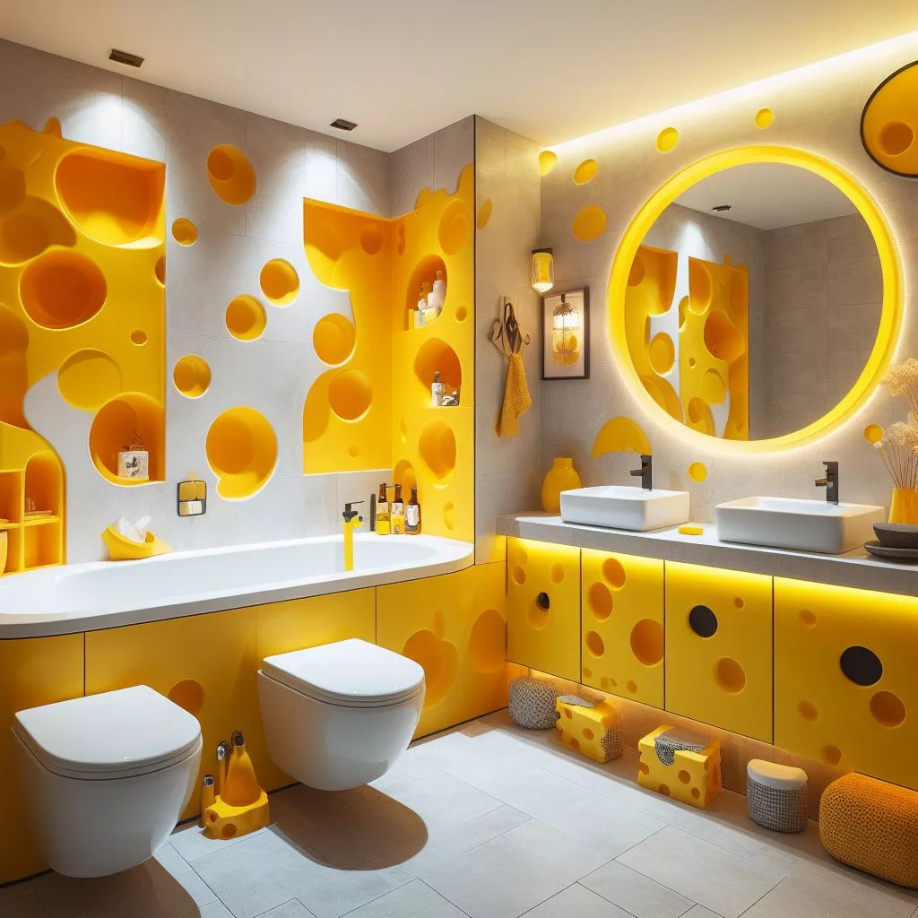 Mozzarella Moments: Tips for Incorporating Cheese Shapes into Your Bathroom