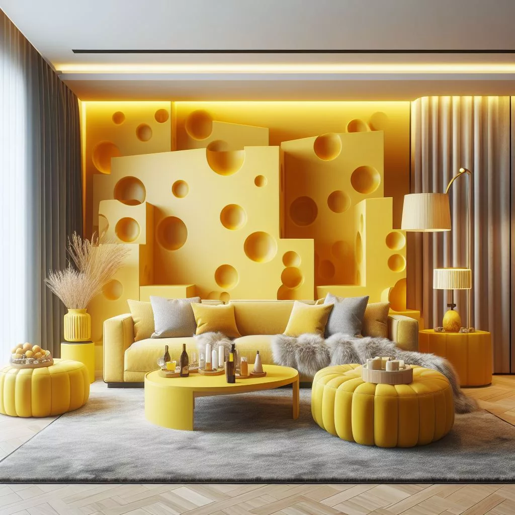 The Essential Blueprint for Crafting a Cheese-Shaped Living Room