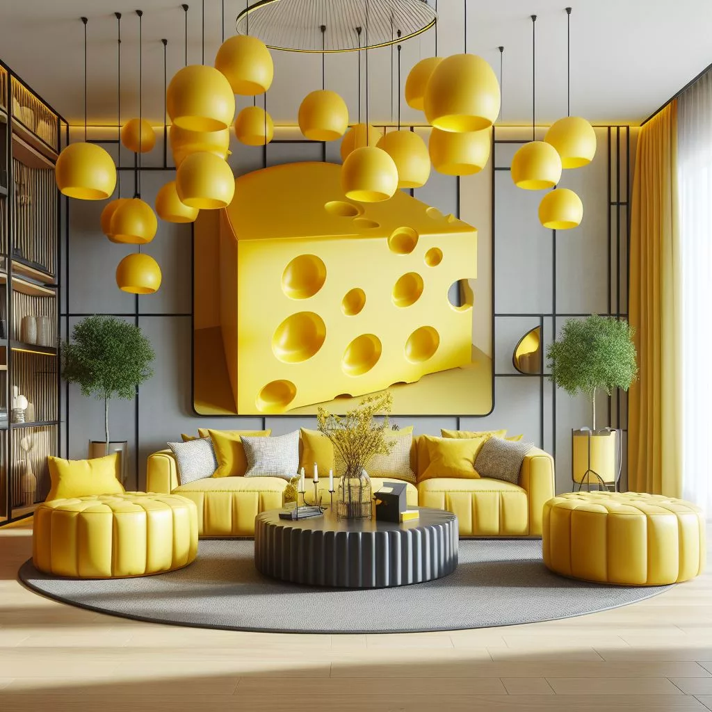 Innovative Lighting Solutions for Cheese-Shaped Living Rooms