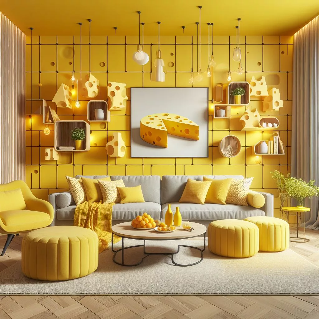 Innovative Lighting Solutions for Cheese-Shaped Living Rooms