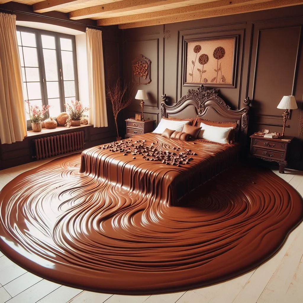 Accessorizing Chocolate Inspired Beds