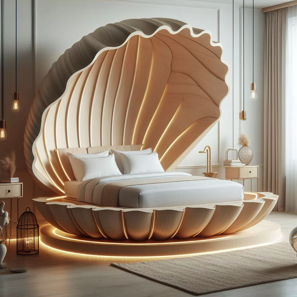 Clamshell Inspired Bed: Design Elements & Decor Tips