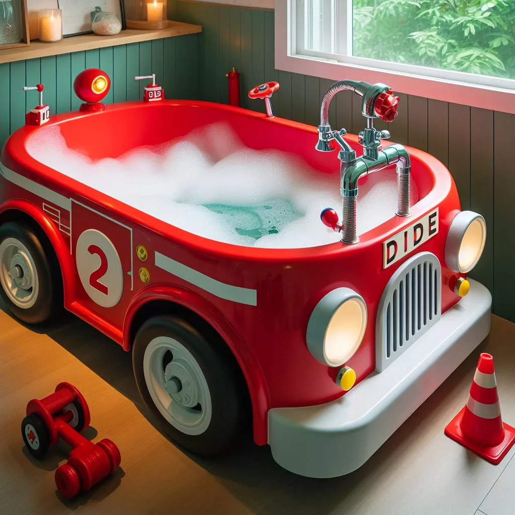 The Ultimate Guide to Fire Truck Shaped Bathtubs for Kids