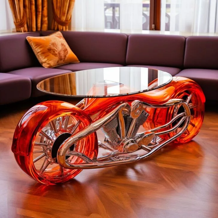 Motorcycle-Themed Space Inspiration