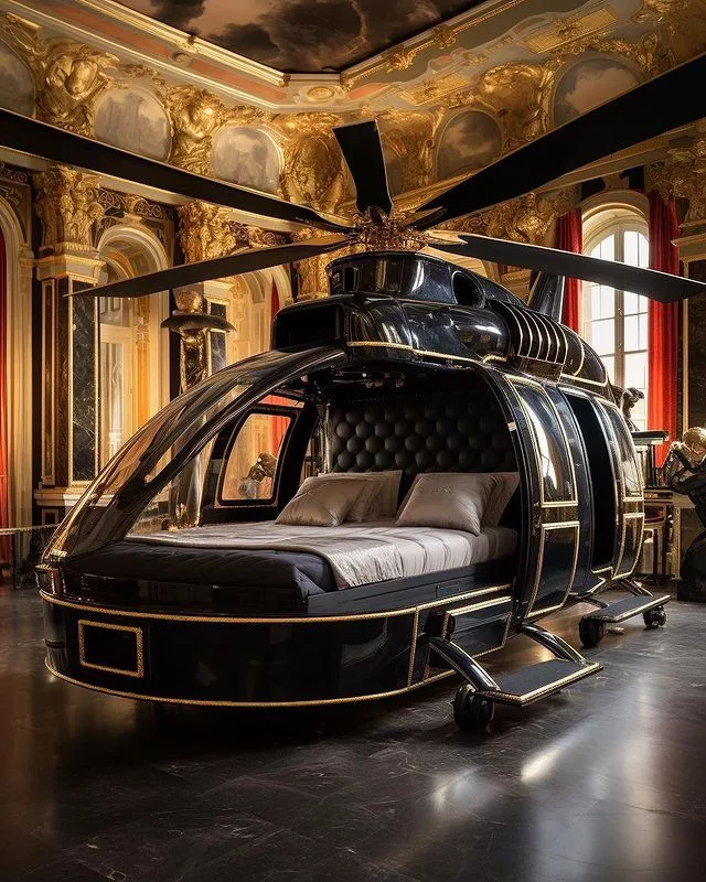 Luxury Helicopter-Inspired Bedroom Designs