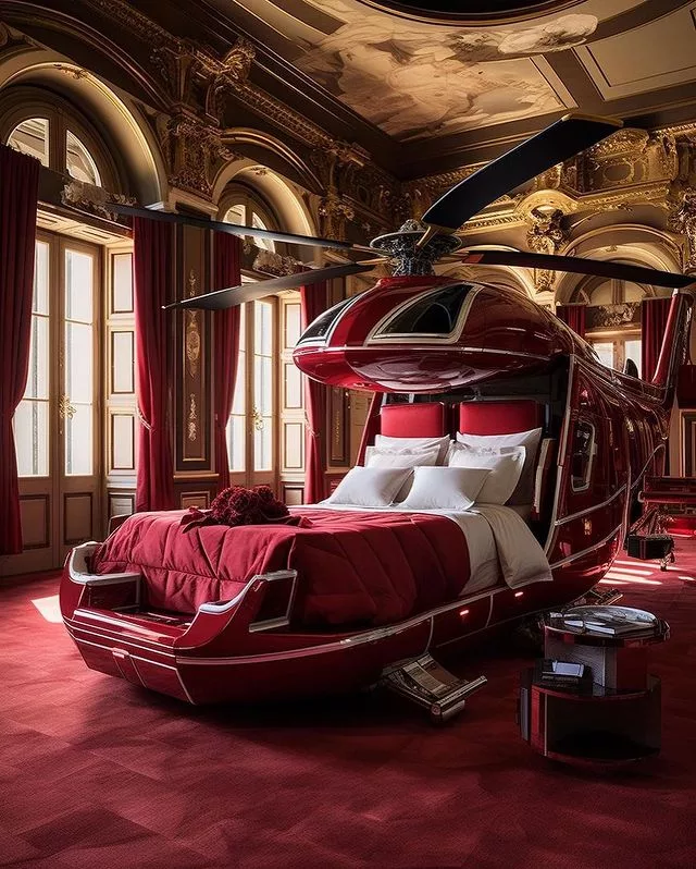 Helicopter Bed Luxury: Elevating Your Bedroom Decor