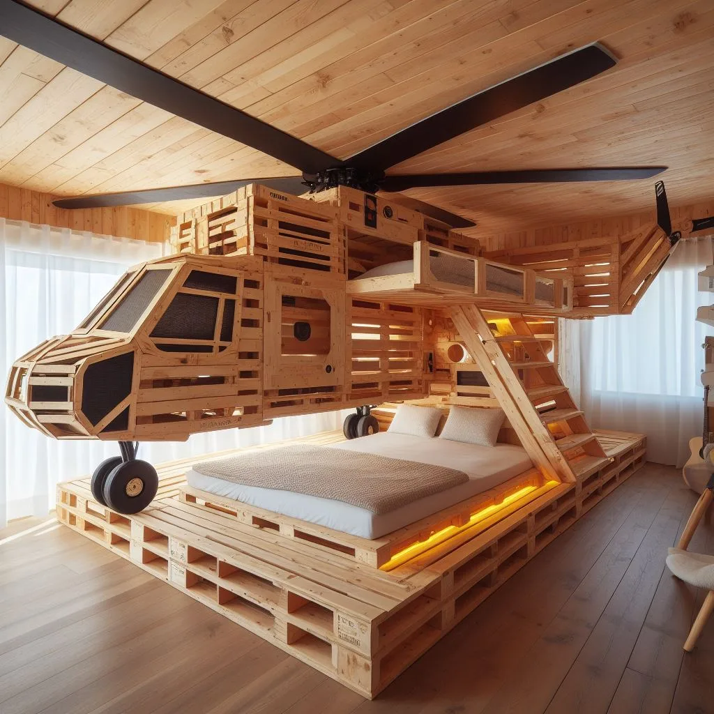 Pricing and Purchasing Options for Helicopter Shaped Beds