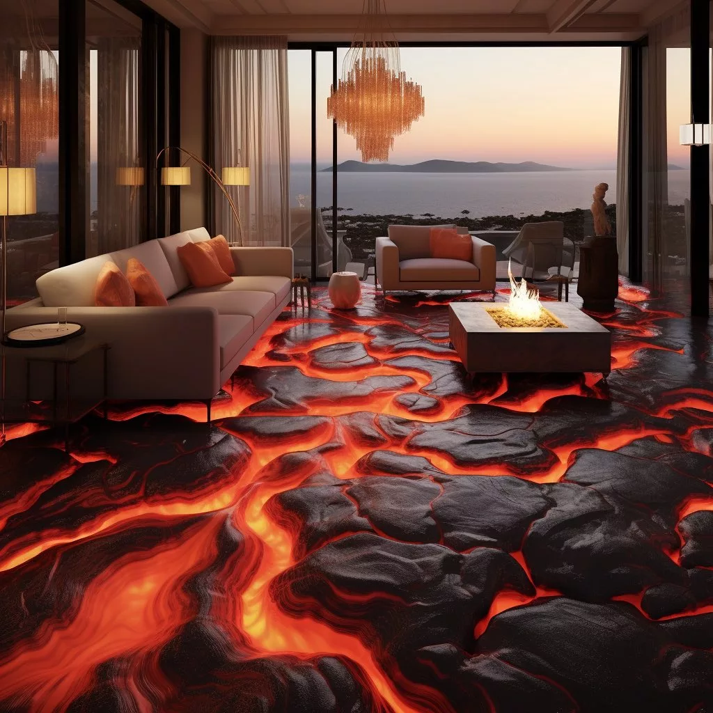 Lava-Inspired Floor: Designs, Tips & Ideas