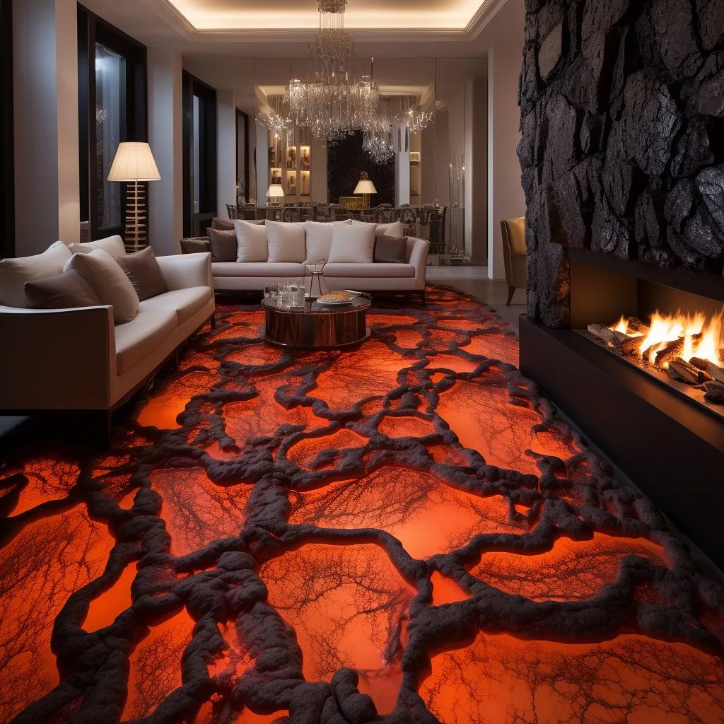 Visual Impact of Lava Flooring