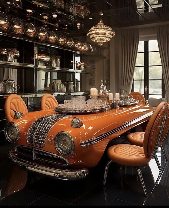 Luxury Cars Inspired Dining Table: Design Inspirations & Advantages