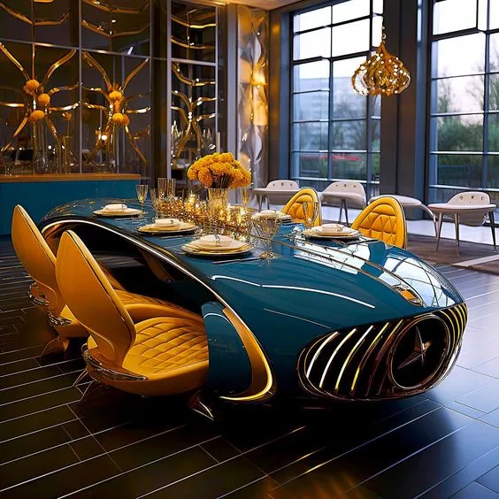 Overview of Luxury Car-Inspired Dining Tables