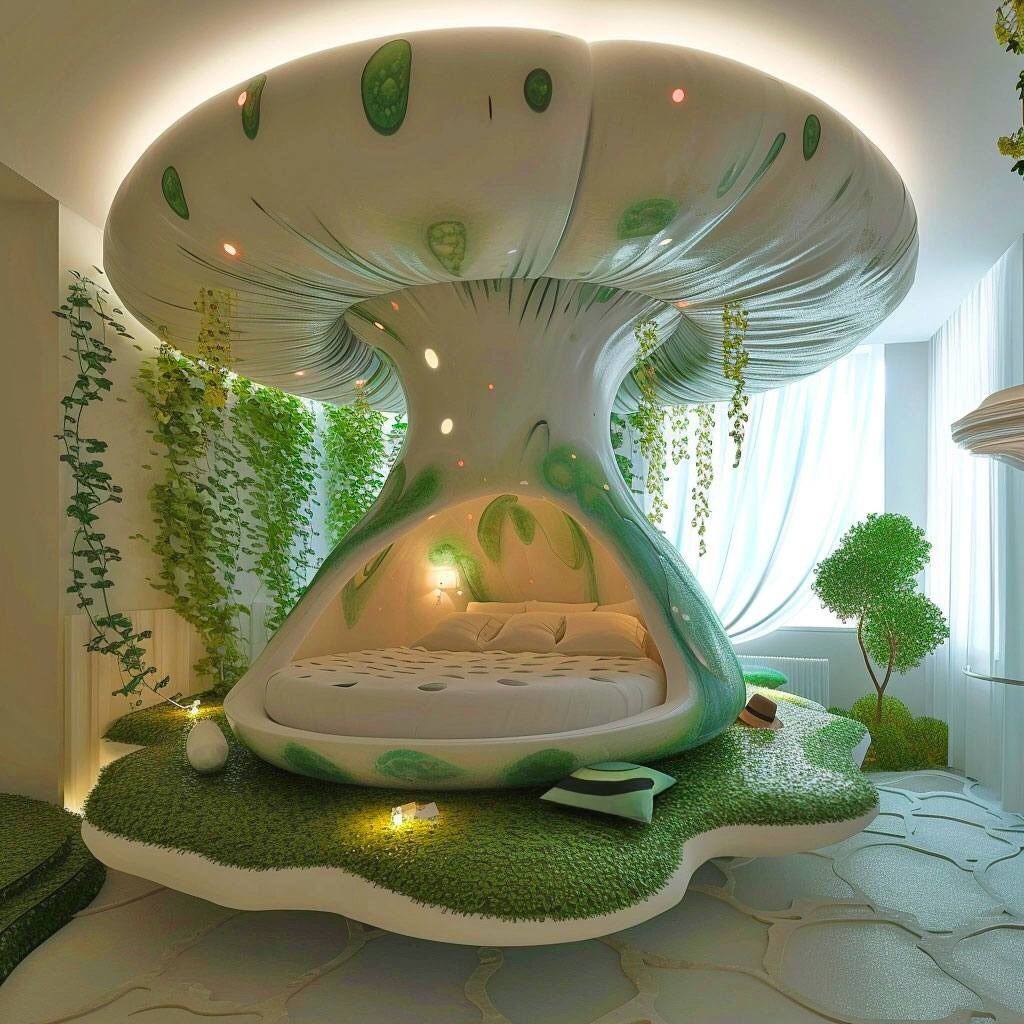 Mushroom Inspired Bed: Symbolism, Design Ideas & More