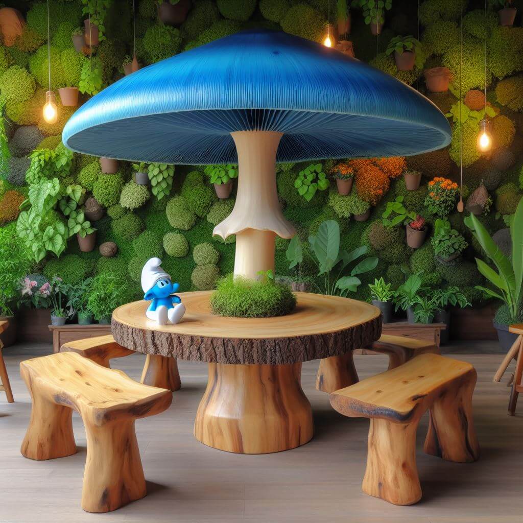 Incorporating Mushroom Tables in Home Decor