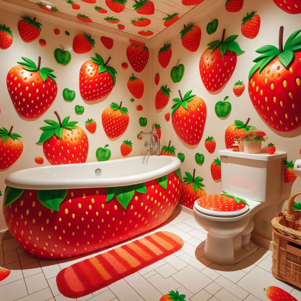 The Perfect Pairing: Strawberry Style Bathrooms and Other Décor Styles