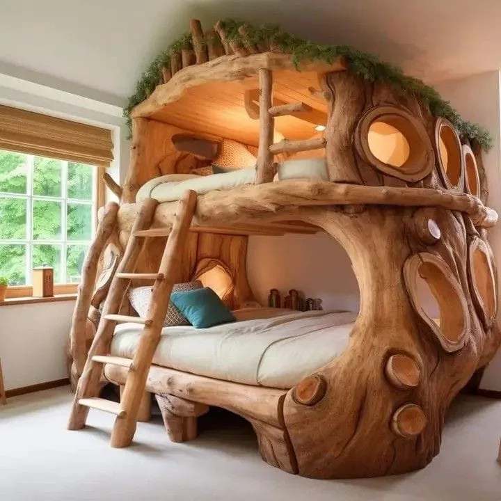 Treehouse Inspired Bunk Bed: Design, Safety & Creativity