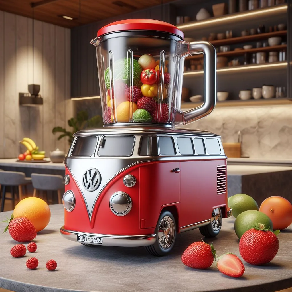 Volkswagen Bus Inspired Kitchen Appliances: Retro Charm Unleashed