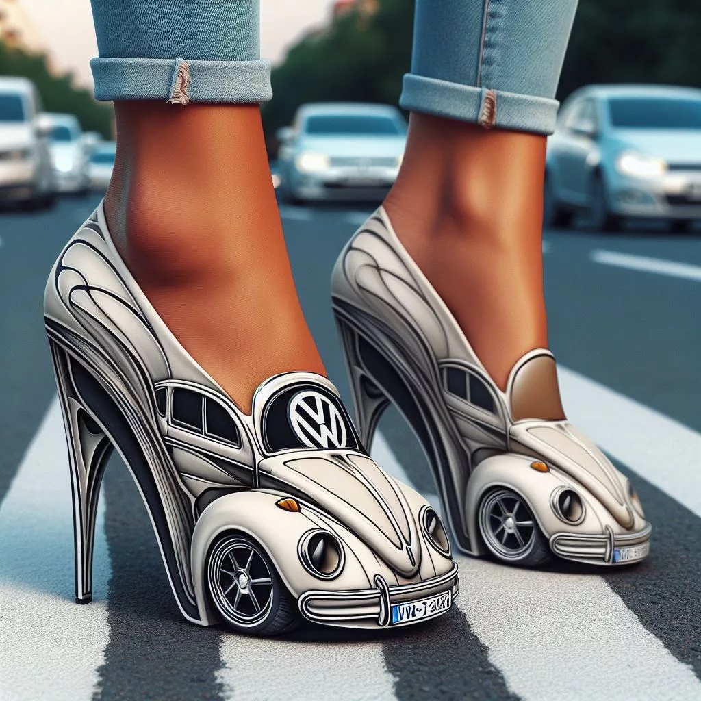 Beyond Speed: Volkswagen Inspired High Heels Exploring Fashion's Boundaries