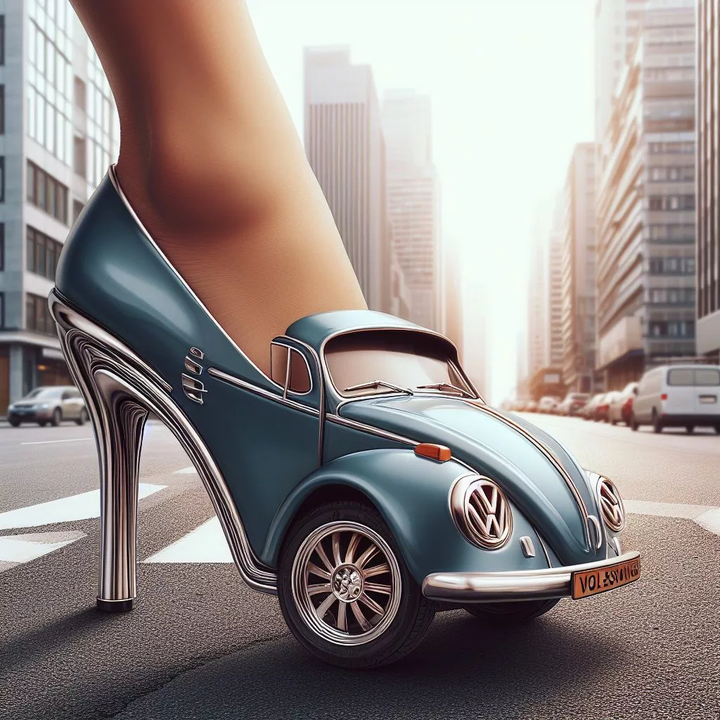 Volkswagen Inspired High Heels: A Revolutionary Fusion of Footwear and Automotive Engineering