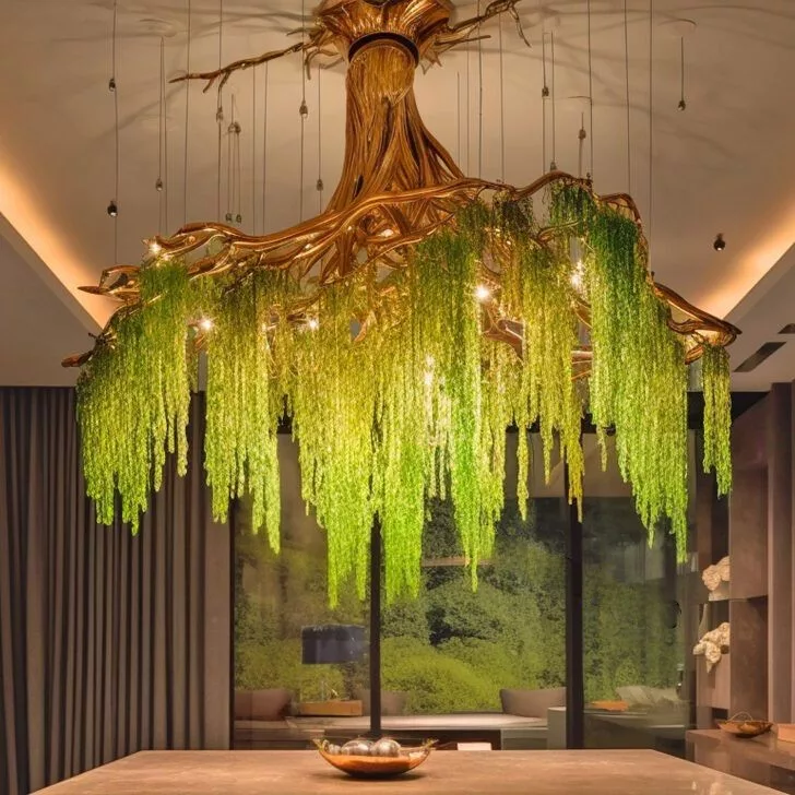 Weeping Willow Chandeliers Aesthetic Lighting