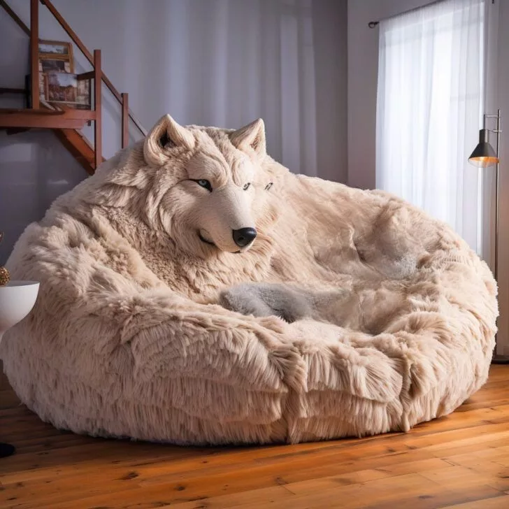 Bear-Shaped Sofas' Warm Charm