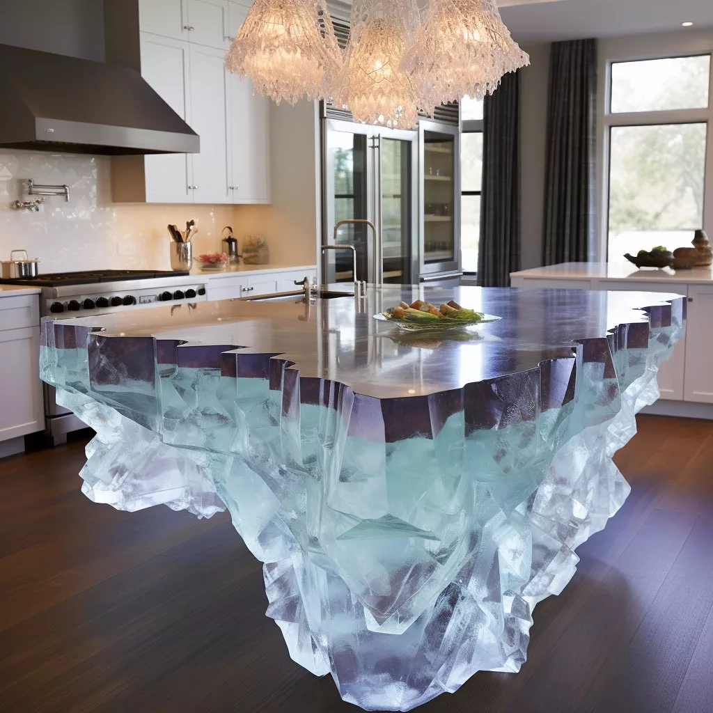 Crystal Inspired Kitchen: Aesthetic Designs & Geode Incorporation