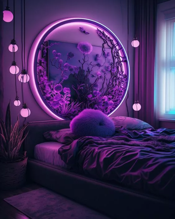 Maintaining Balance in Purple Decor