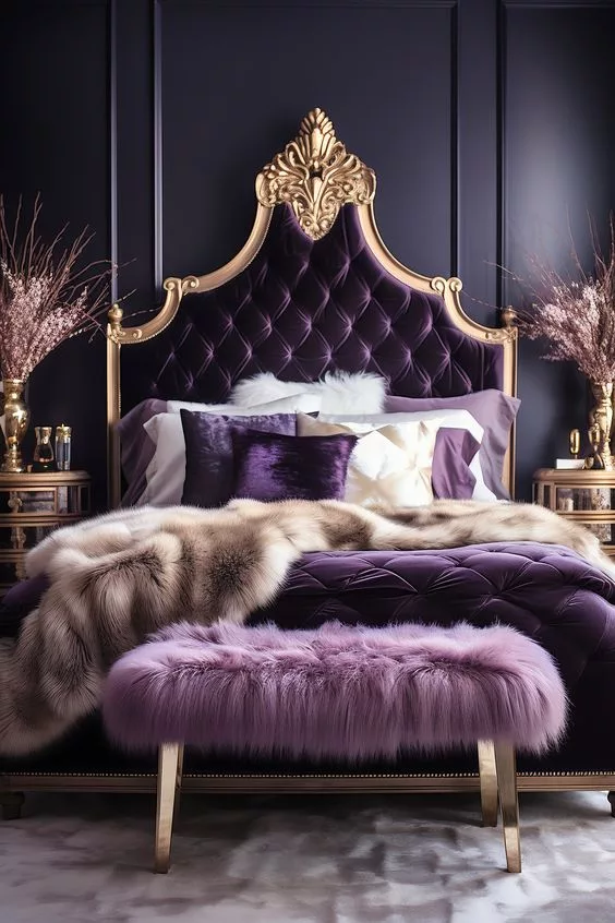 Adding Warmth with Purple Accents